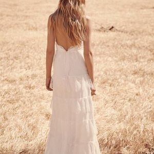 Free People Tiered Lace Maxi (Ivory)